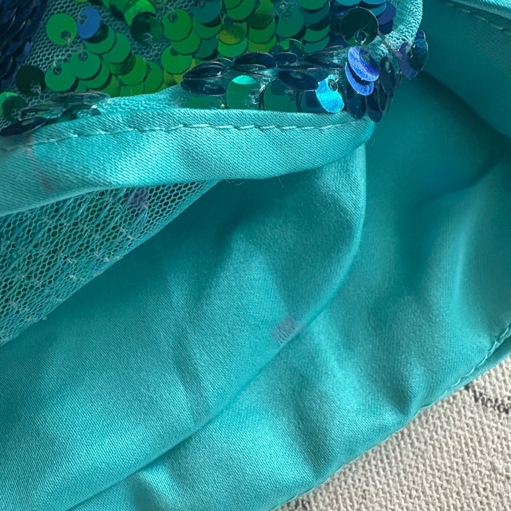 Disney Ariel Sequence Party Dress Size 9/10 VGUC - Picture 8 of 10